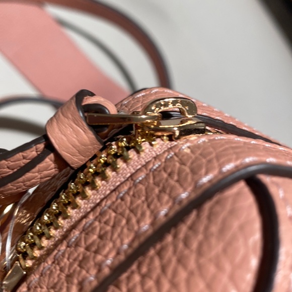 Tory Burch Thea Mini Web Satchel Pink Moon - Picture 10 of 17